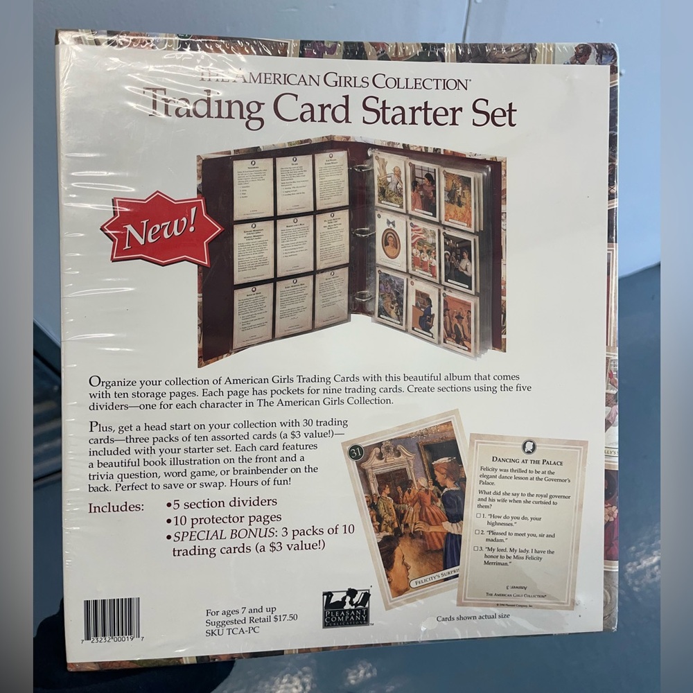 NEW American Girls Trading Card Binder - Picture 3 of 3